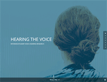 Tablet Screenshot of hearingthevoice.org